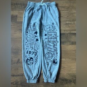 KISS Gray Sweatpants size S